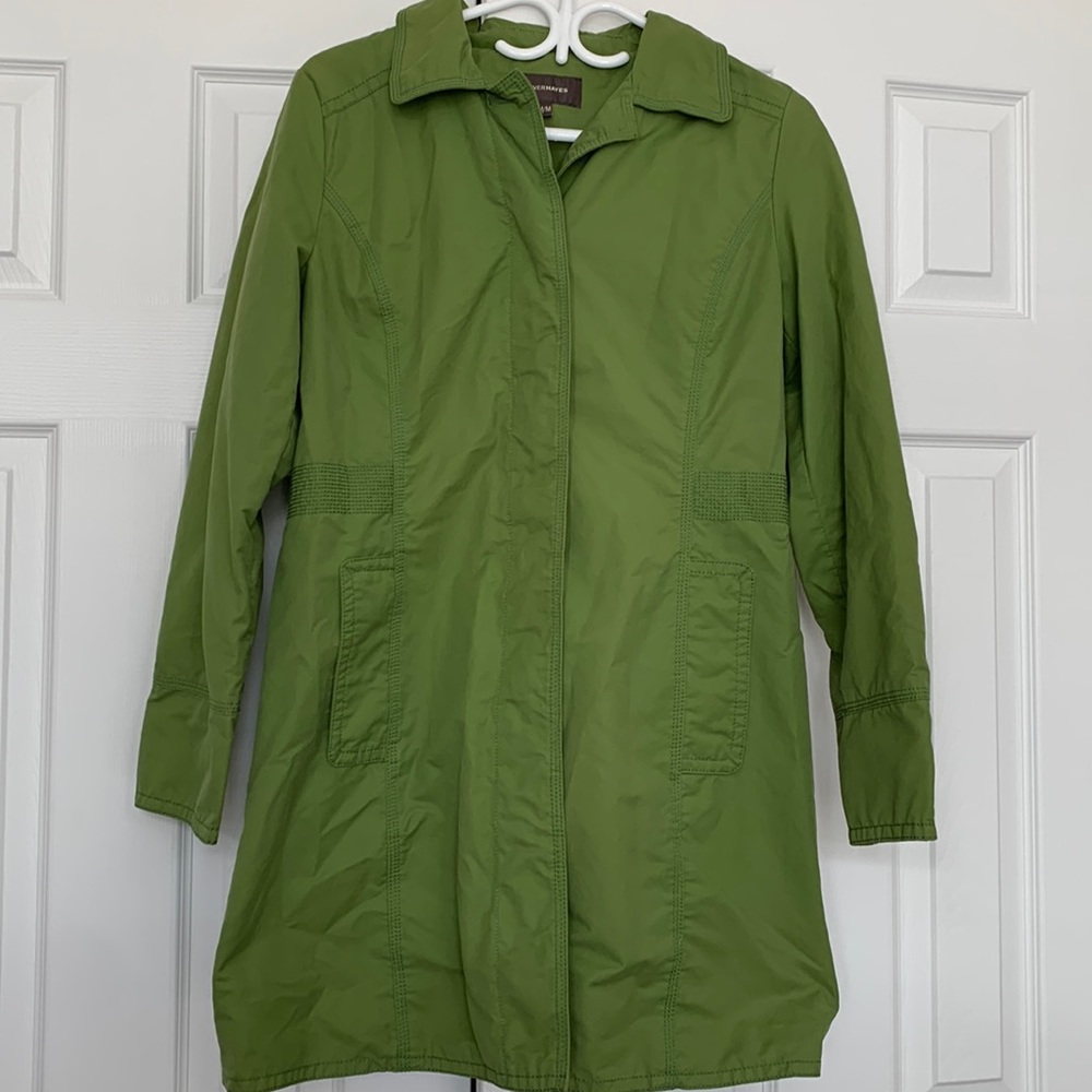 Green fall/spring coat